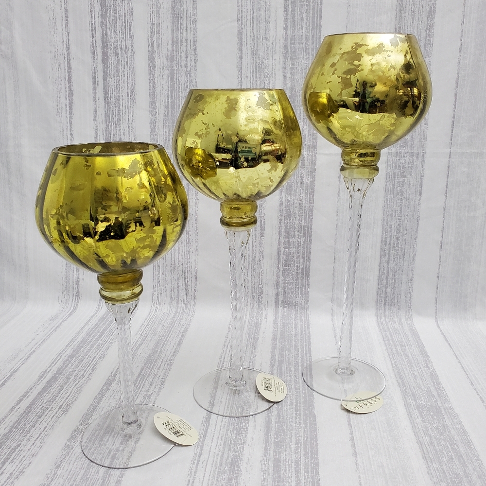 Glass Candle Holders